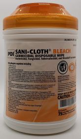 Surface Disinfectant Cleaner Sani-Cloth Bleach Wipe Germicidal Wipe 75 Count NonSterile Canister Disposable Chlorine Scent