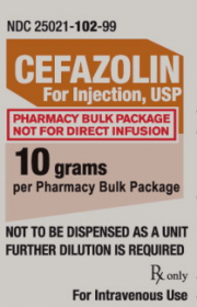 CEFAZOLIN VL 10 GM 100ML/10 S-P