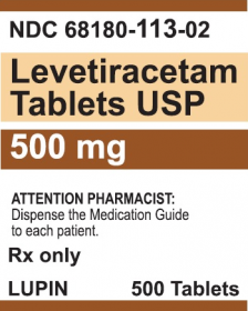 LEVETIRACETAM TAB 500MG