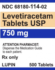 LEVETIRACETAM TAB 750MG