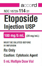 ETOPOSIDE INJ 20MG/ML 5ML