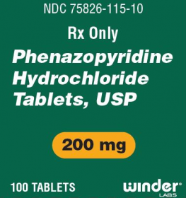 PHENAZOPYRIDINE HCL TAB, USP 200MG