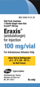 ERAXIS FOR INJ SDV 100MG/VL