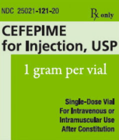 CEFEPIME VL 1 GM 20ML/10 SAG