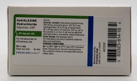 HYDRALAZINE HYDROCHLORIDE INJ, USP 20MG 1ML