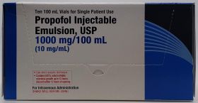 PROPOFOL INJECTABLE EMULSION, USP SINGLE-PATIENT USE 10MG/ML 100ML***