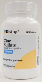 ZINC SULFATE CAPS 220MG