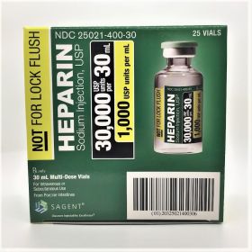 HEPARIN SODIUM MDV 1000U 30ML/25 S/P