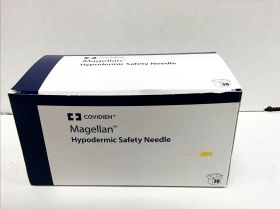 Magellan Hypodermic Needle, Sliding Safety, Sterile, Single Use, 25 Gauge 5/8 Inch Length