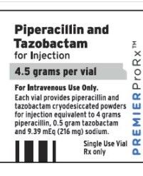 PIPERACILLIN / TAZOBACTAM INJ 4.5GM/VIAL 50ML PPX