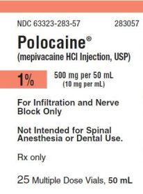 POLOCAINE HCI INJ, USP MDV 1% 10MG/ML 50ML