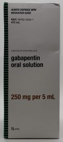 GABAPENTIN ORAL SOLUTION 250MG/5ML 470ML***