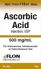 ASCORBIC ACID INJ, USP 500MG/ML 50ML