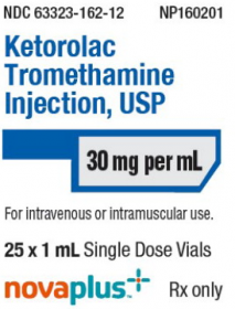 KETOROLAC TROMETHAMINE INJ, USP N+ SDV 30MG 1ML