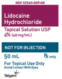 LIDOCAINE HCI TOPICAL SOLUTION, USP 40MG/ML 50ML