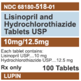 LISINOPRIL/HYDROCHLOROTHIAZIDE TAB 10MG/12.5MG