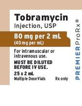 TOBRAMYCIN INJ, USP MDV 80MG 2ML PPX