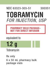 TOBRAMYCIN INJ, USP VIAL 1.2GM