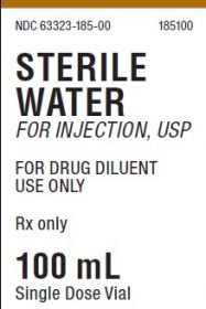 WATER FOR INJ STERILE, USP SDV PRESERVATIVE-FREE 100ML