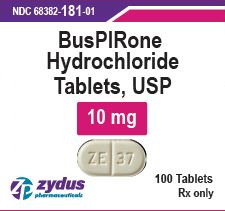 BUSPIRONE HYDROCHLORIDE TAB 10MG