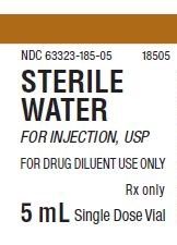 WATER FOR INJ STERILE, USP SDV PRESERVATIVE-FREE 5ML