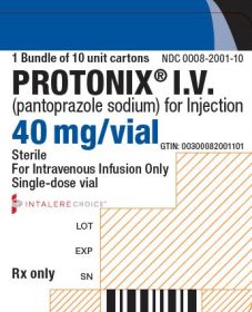 PROTONIX FOR INJ SDV 40MG/ML 10ML