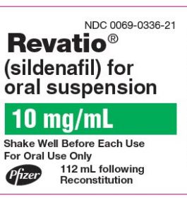 REVATIO FOR ORAL SUSPENSION 10MG/ML 112ML