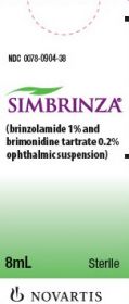 SIMBRINZA OPTHALMIC SUSPENSION 8ML