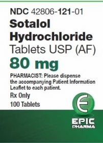 SOTALOL HYDROCHLORIDE TAB USP (AF) 80MG