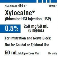 XYLOCAINE HCI INJ, USP MDV 0.5% 50ML