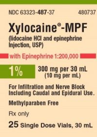 XYLOCAINE - MPF WITH EPINEPHRINE 1% 1:200,000 SDV 300MG 30ML