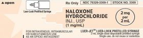 NALOXONE HYDROCHLORIDE INJ, USP LUER-JET PREFILLED SYRINGE 2MG/2ML