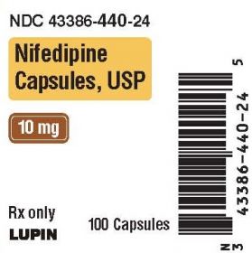 NIFEDIPINE, USP CAP 10MG