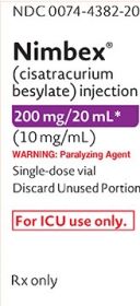NIMBEX 10MG/ML SDV 20ML