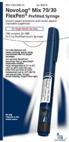 NOVOLOG FLEXPEN MIX 70/30 PREFILLED SYRINGE 3ML