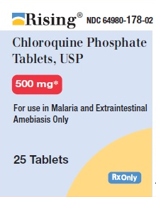 CHLOROQUINE PHOSPHATE TAB, USP 500MG