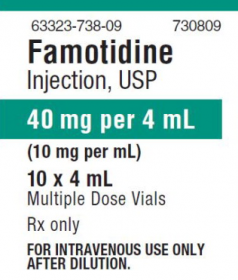 FAMOTIDINE INJ, USP MDV 10MG/ML 40MG/4ML