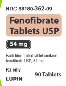 FENOFIBRATE, USP TAB 54MG