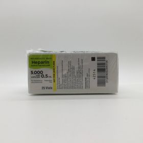 HEPARIN SODIUM INJ, USP 5000/0.5ML SDV 0.5ML
