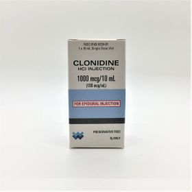 CLONIDINE HCI INJ SDV 100MCG/ML 10ML