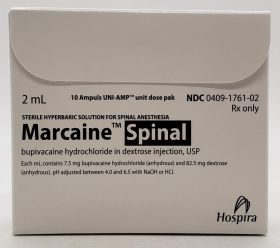 MARCAINE SPINAL BUPIVACAINE HCI/DEXTROSE PRESERVATIVE-FREE AMPULE 0.75% 7.5MG/ML, 2ML