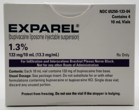 EXPAREL 1.3% SDV 13.3MG/ML 10ML