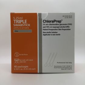 Prep Solution ChloraPrep™ One-Step 5.25mL Applicator 2% / 70% Strength CHG (Chlorhexidine Gluconate) / Isopropyl Alcohol