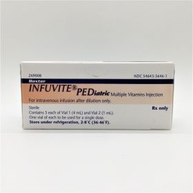 INFUVITE PEDIATRIC MULTIPLE VITAMINS FOR INFUSION SDV 2VL SYS MFG# 2A9008, 5ML