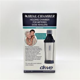 Airial Holding Chamber Spacer, Fits Most HFA Meter Dose Inhalers, Anti-Static, Latex-Free