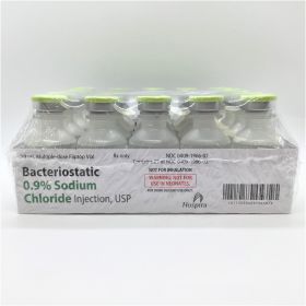 BACTERIOSTATIC SODIUM CHLORIDE 0.9% INJ, USP MDV 30ML