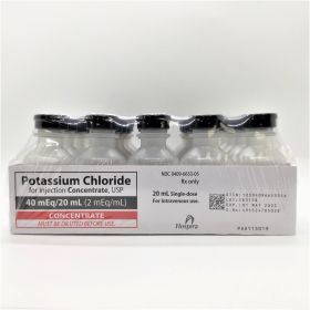 POTASSIUM CHLORIDE CONCENTRATE INJ SDV 2MEQ/ML 20ML