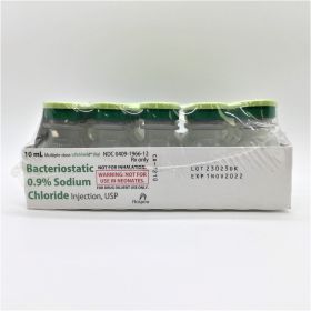 BACTERIOSTATIC 0.9% SODIUM CHLORIDE INJ, USP MDV 10ML