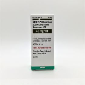 METHYLPREDNISOLONE ACETATE INJ MDV 40MG/ML 10ML