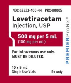 LEVETIRACETAM INJ, USP SDV 500MG 5ML PPX